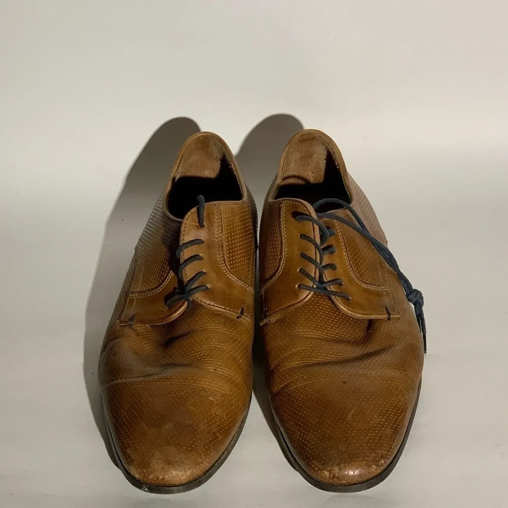 Aldo brown leather shoes size 10.5 mens